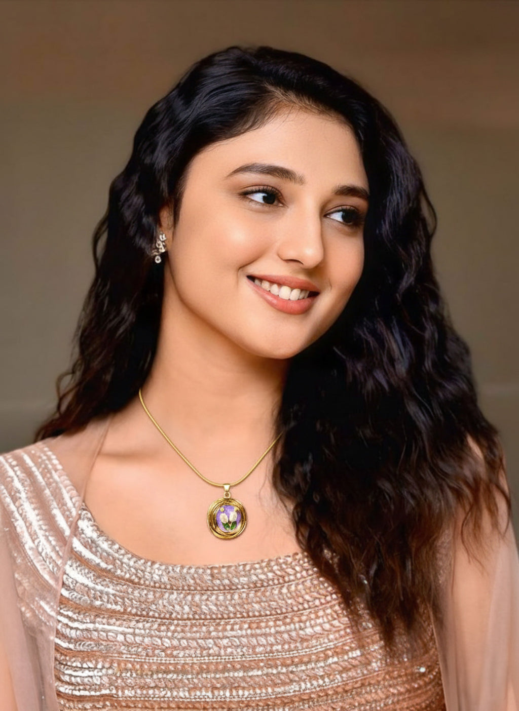 Lily Charm Chain Necklace