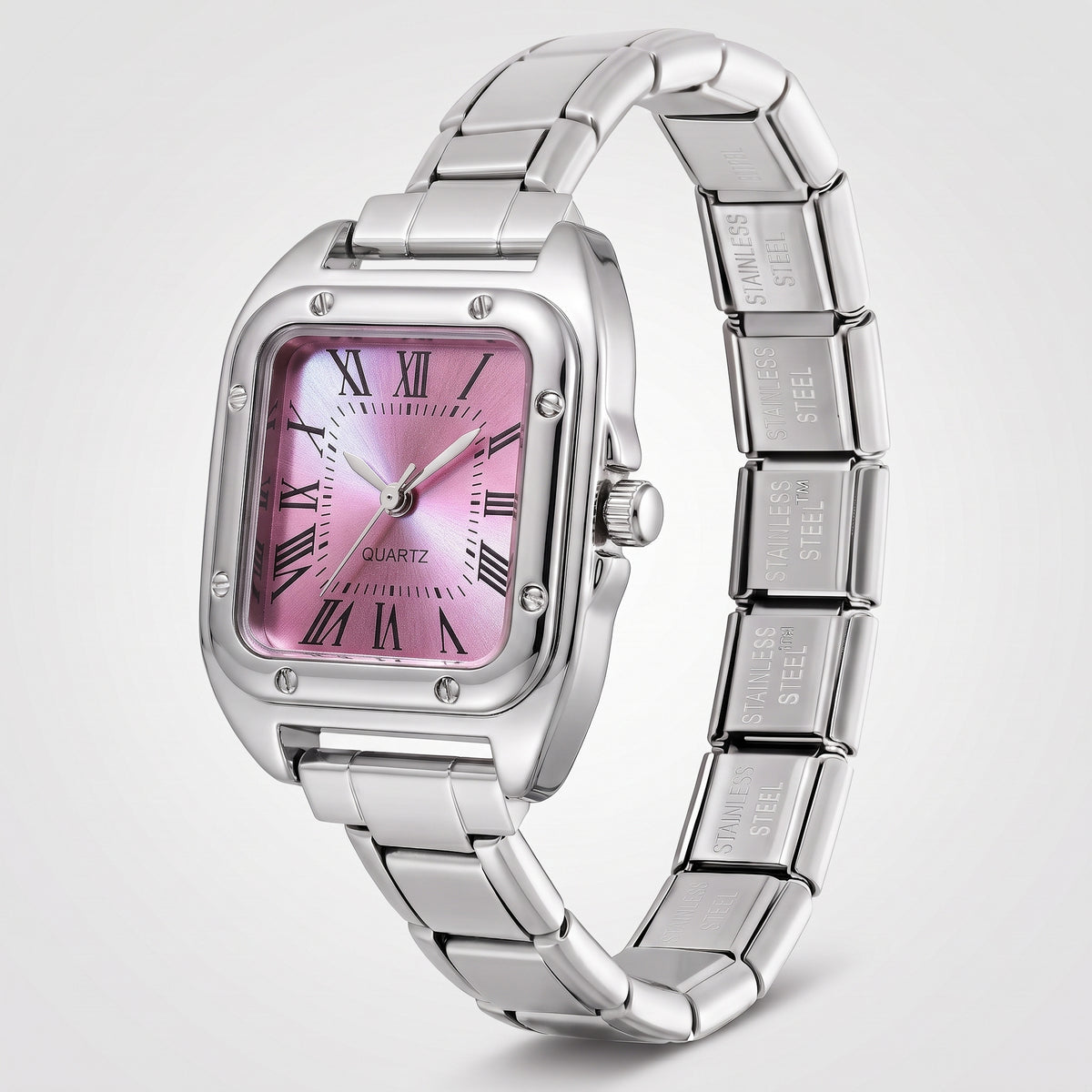 Pink Parade | customisable Italian charm watch