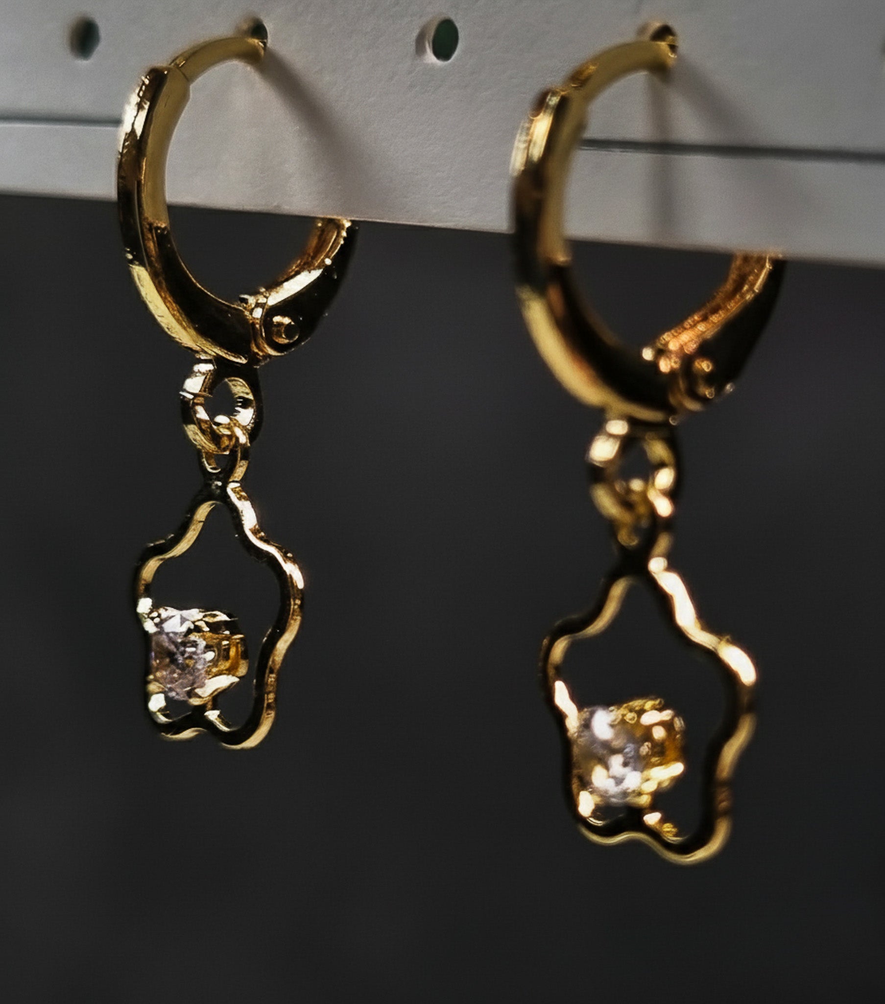 Sunlit Bloom Hoops earrings
