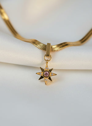 Aurora Star chain necklace