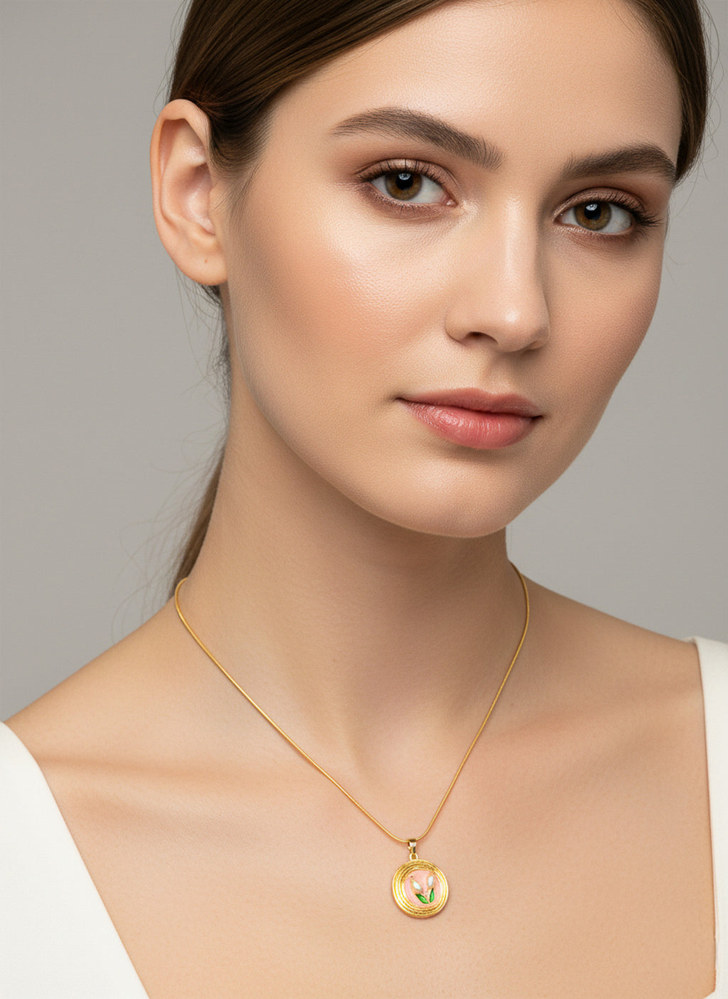 Lily Charm Chain Necklace