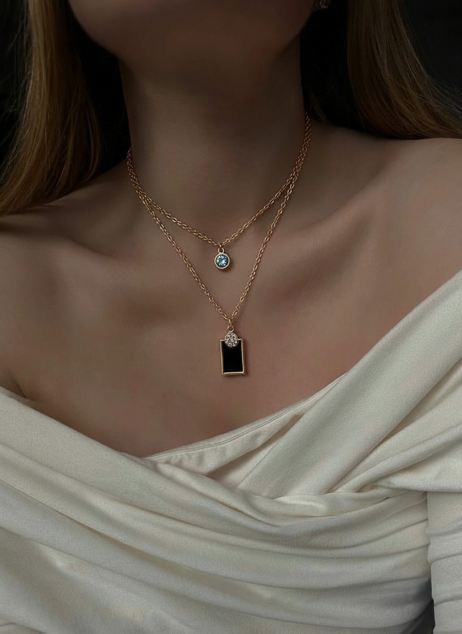 Noir Luxe chain Necklace