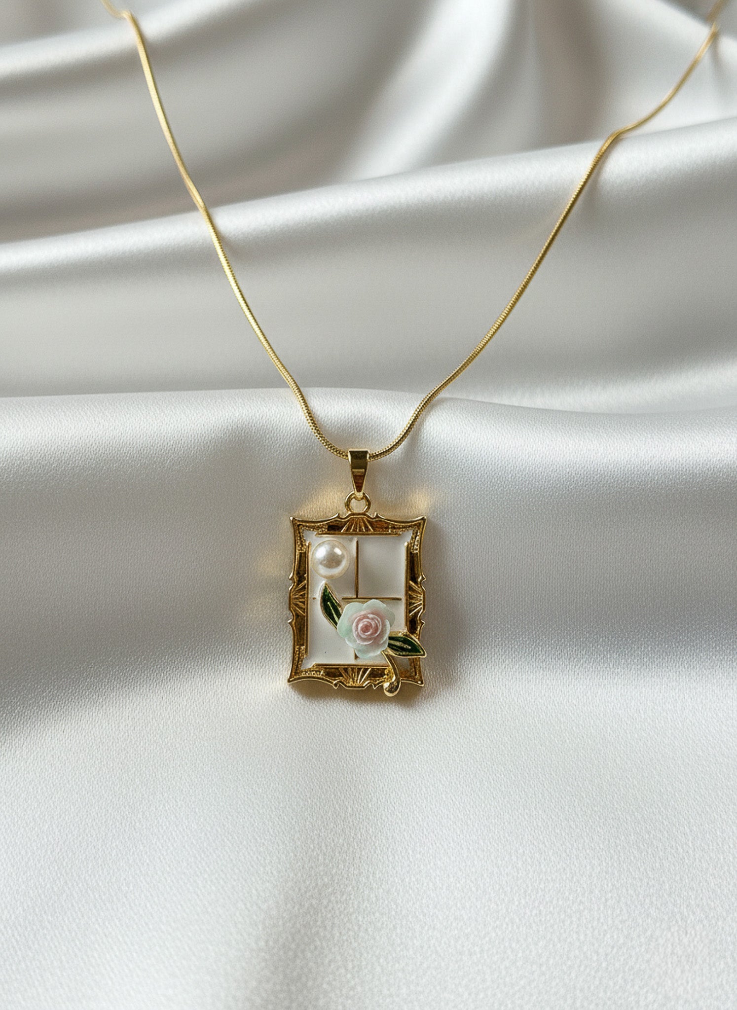 Vintage Bloom chain Necklace