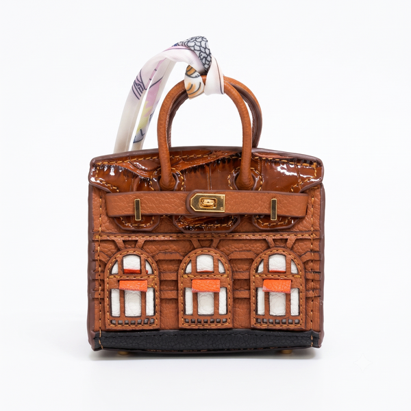 Blush Facade Bag Charm