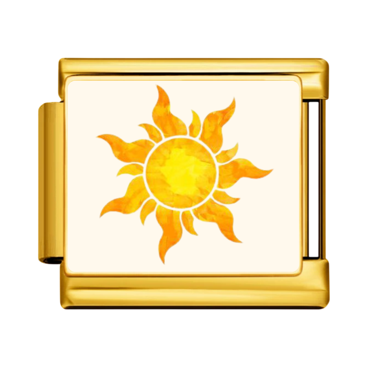 Golden Sunburst Charm - Gold