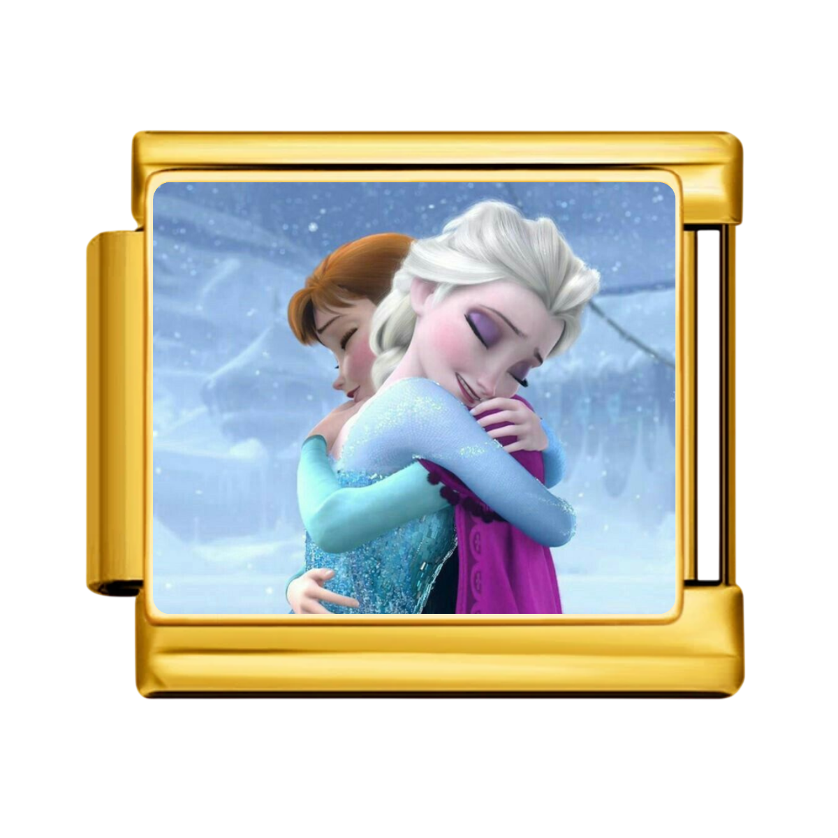 Frozen Sisters Embrace Charm - Gold