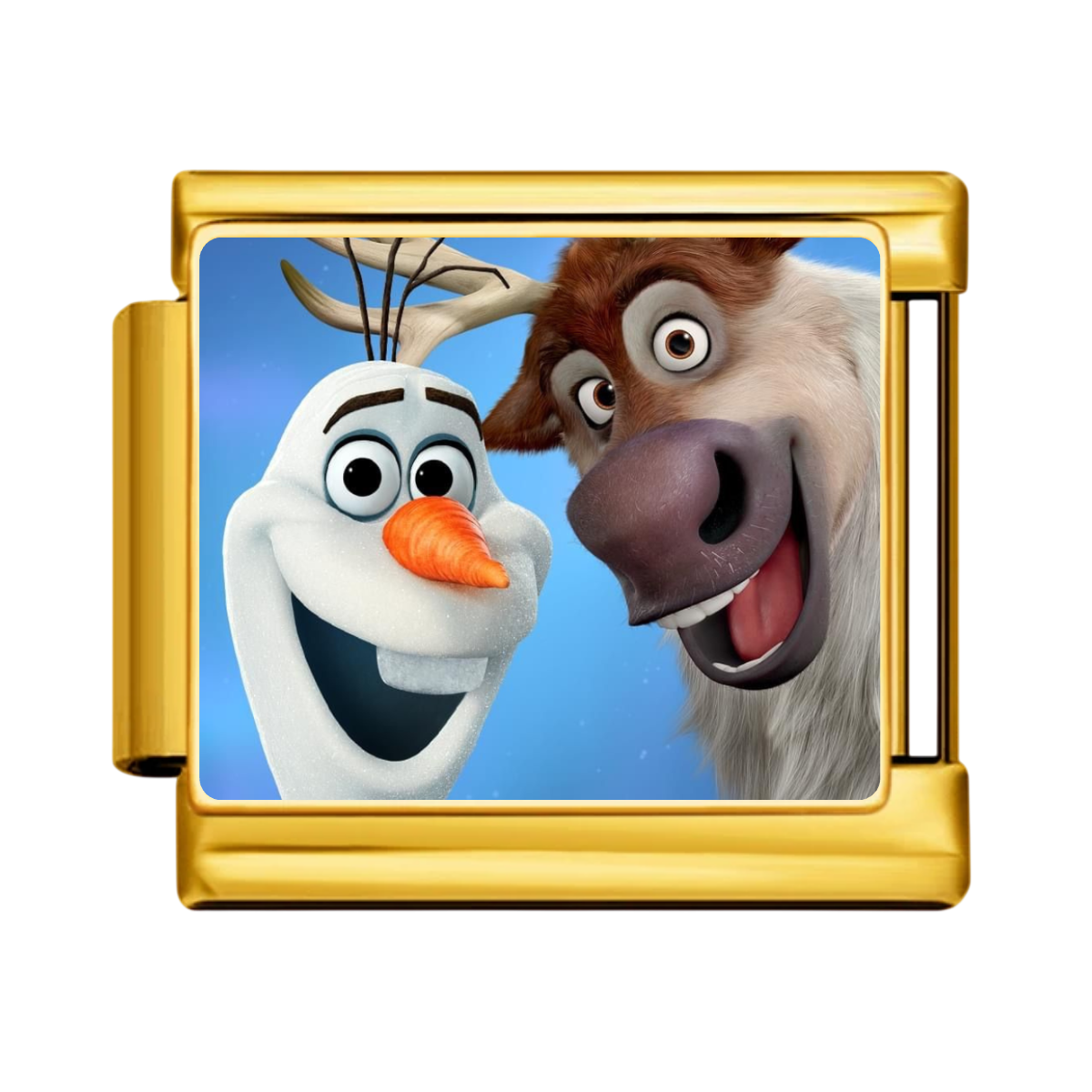 Frozen Friends Duo Charm - Gold