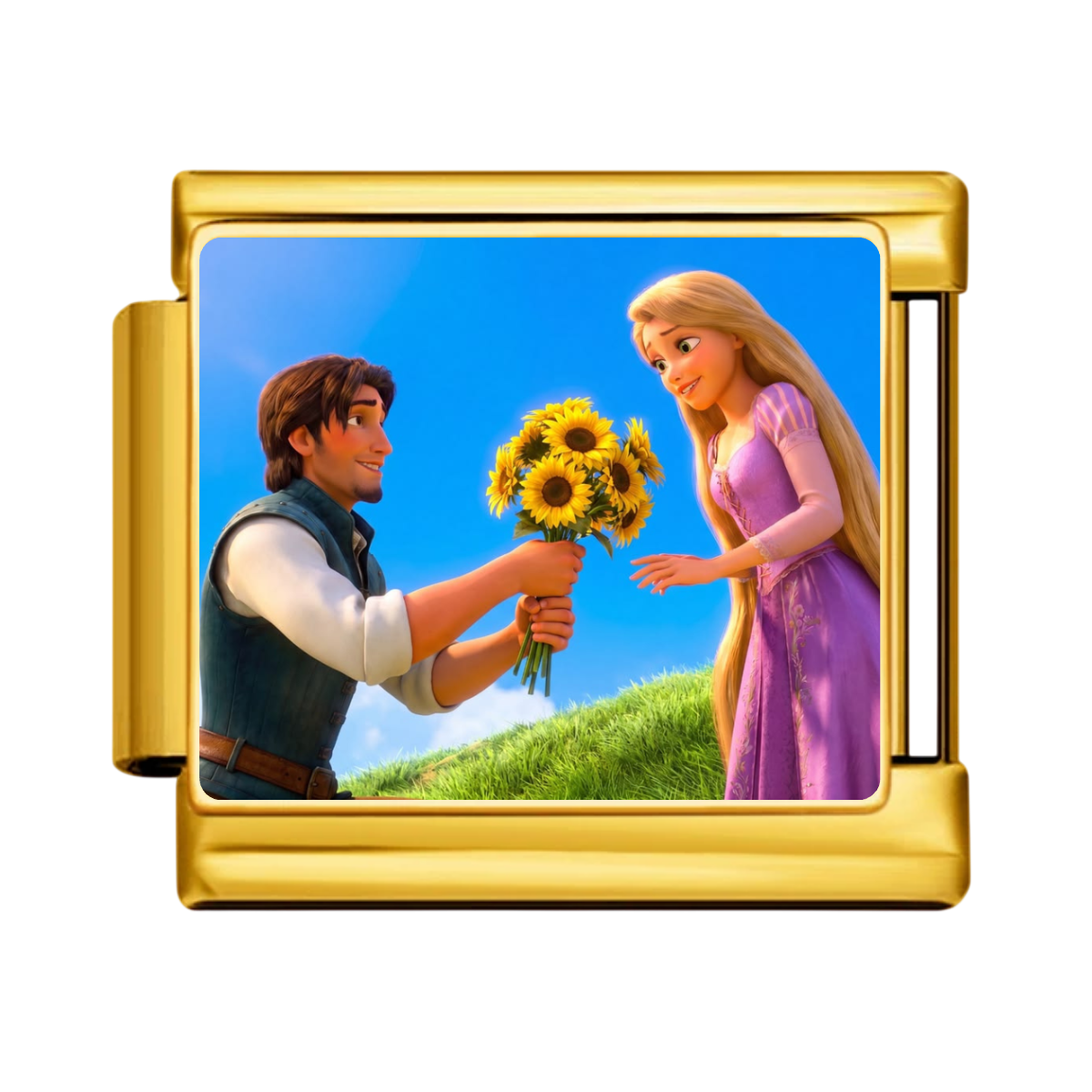 Sunrise Bouquet Moment Charm - Gold