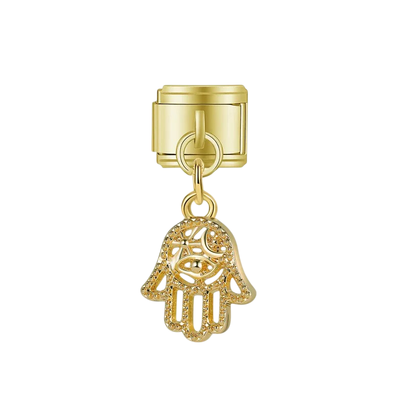 Gold Hamsa Hand Charm