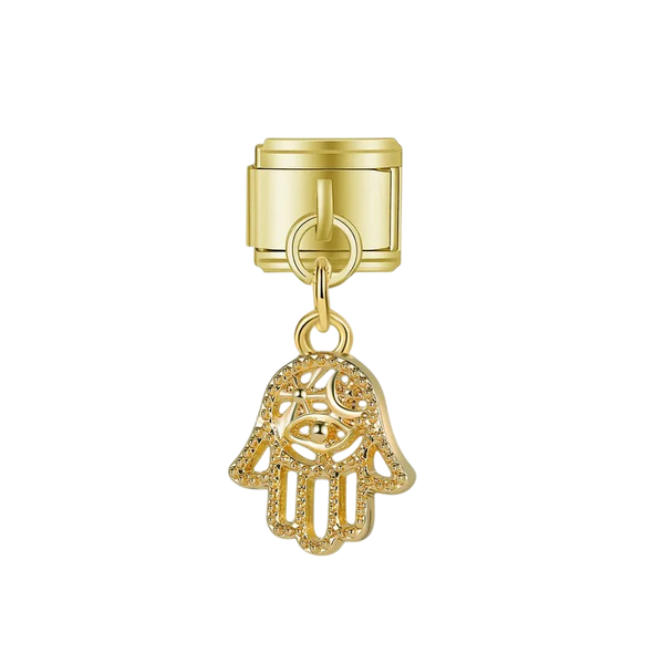 Gold Hamsa Hand Charm
