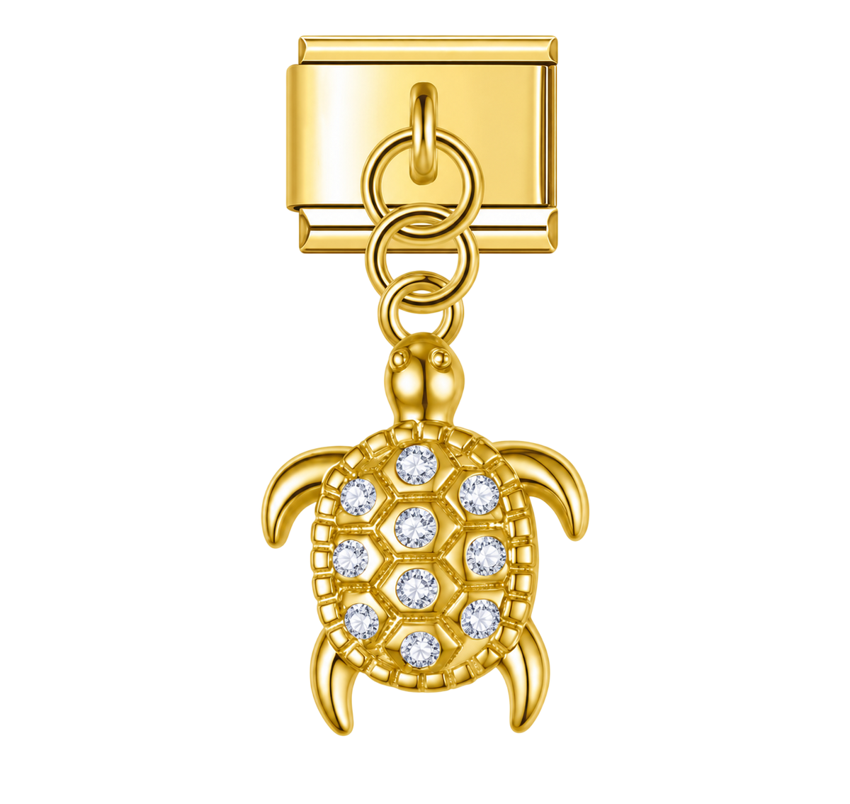 Sea Turtle Gold Charm