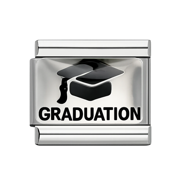 Graduation Silver Charm