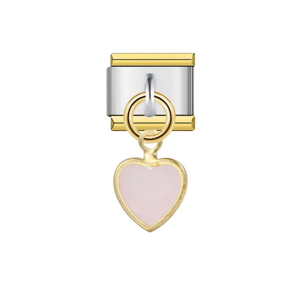 Hanging Heart Silver Charm