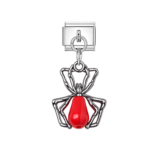 Hanging Red Spider Charm