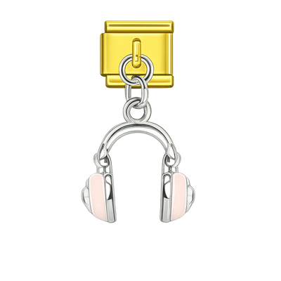 Headphones Dangling Gold Charm - Default Title