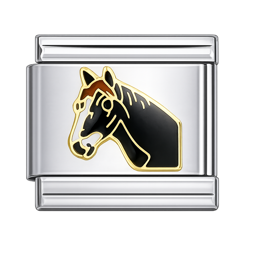 Horse Silver Charm