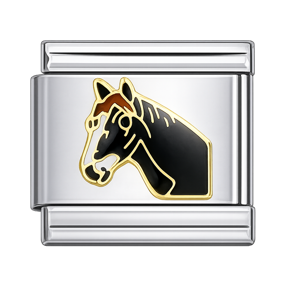 Horse Silver Charm