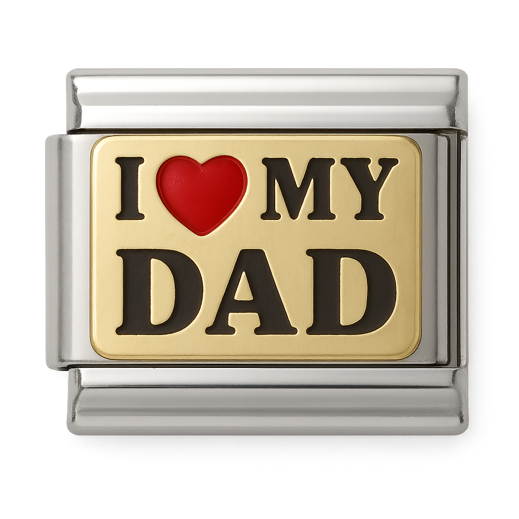 I love my Dad Silver Charm