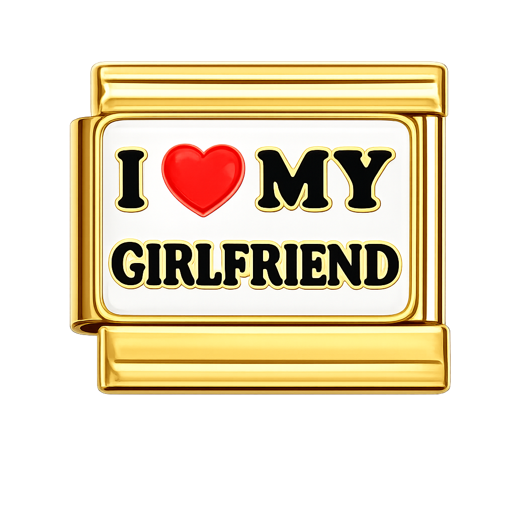I Love My Girlfriend Charm