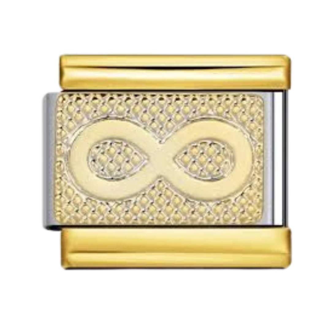 Infinity Gold Charm