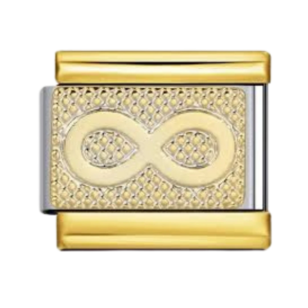 Infinity Gold Charm