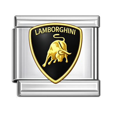 Cars Logo - Lamborghini Silver
