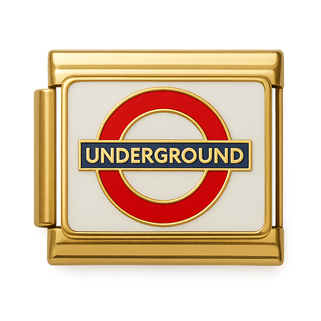 London Underground Logo Charm
