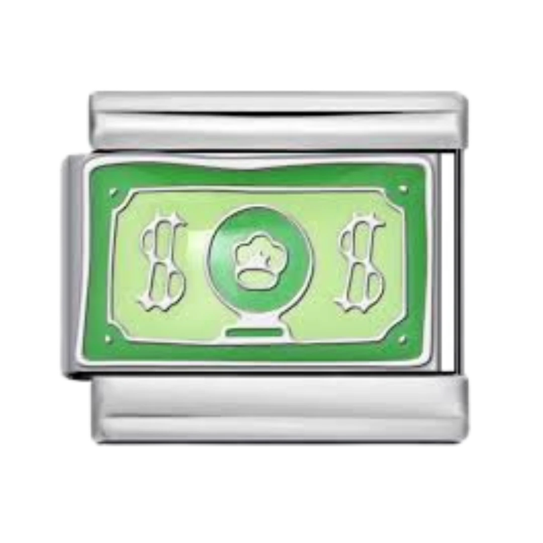 Money Silver Charm