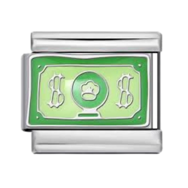 Money Silver Charm