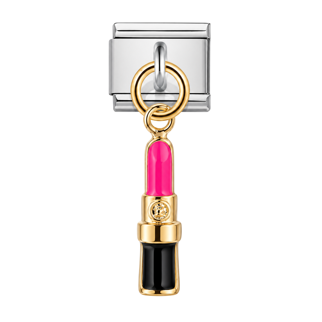 Pink Lipstick Dangle Charm