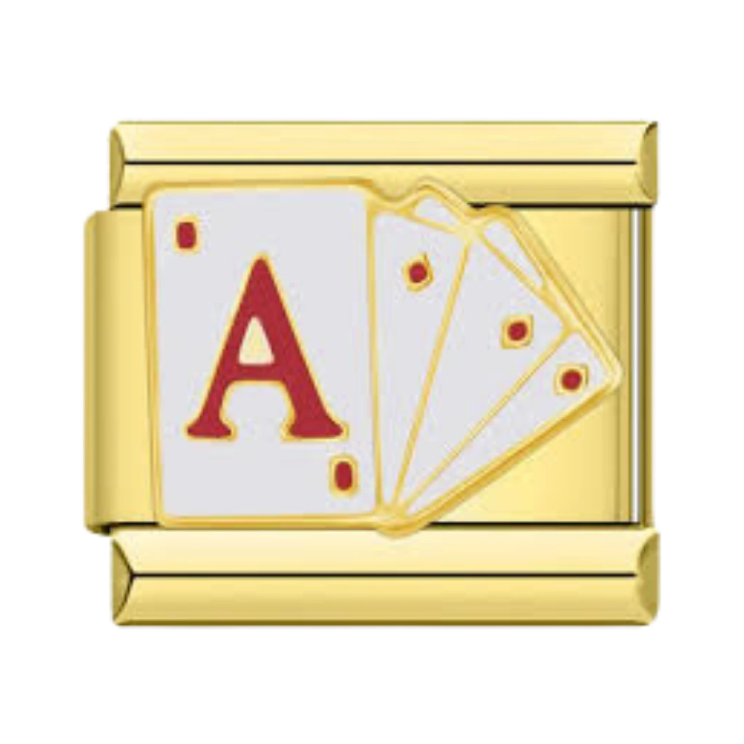 Poker-A Gold Charm