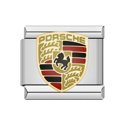 Cars Logo - Porsche Silver