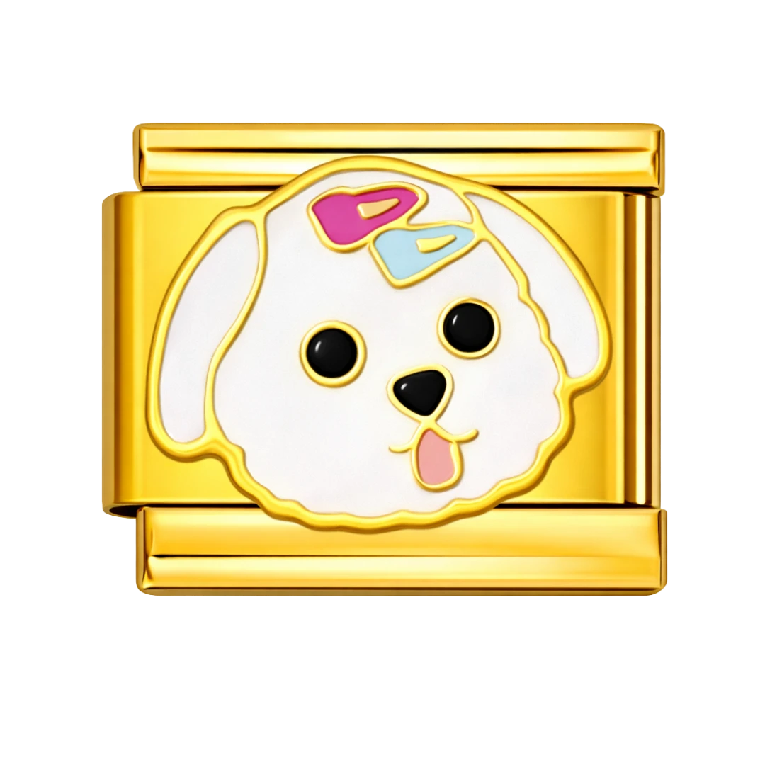 Puppy Gold Charm