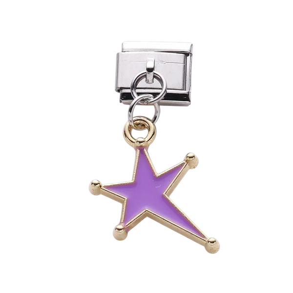 Purple Star Charm