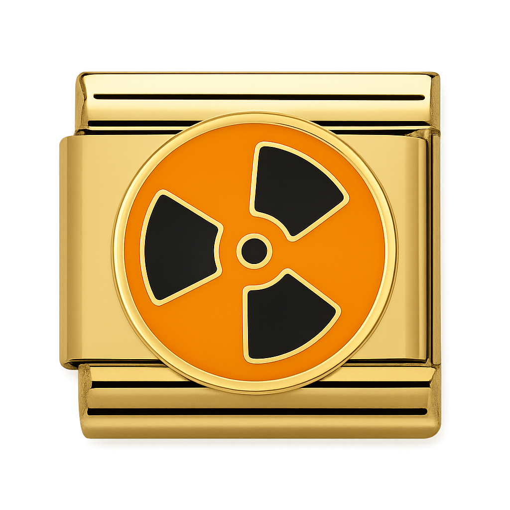 Radiation Hazard Symbol Charm