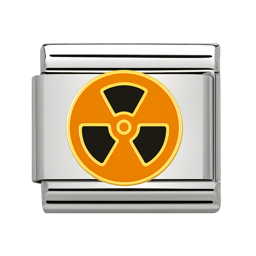 Radiation Hazard Symbol Charm