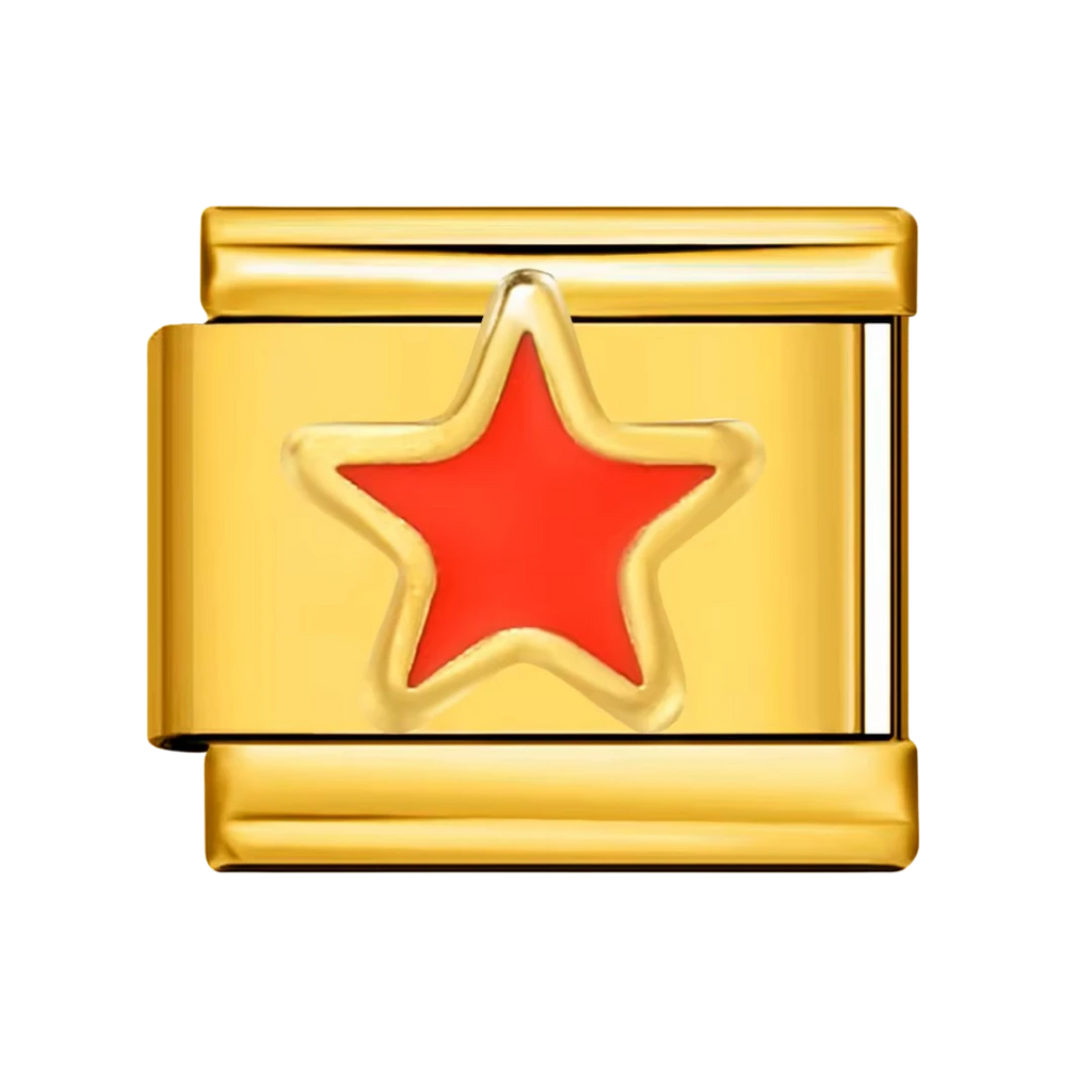 Red Star Charm