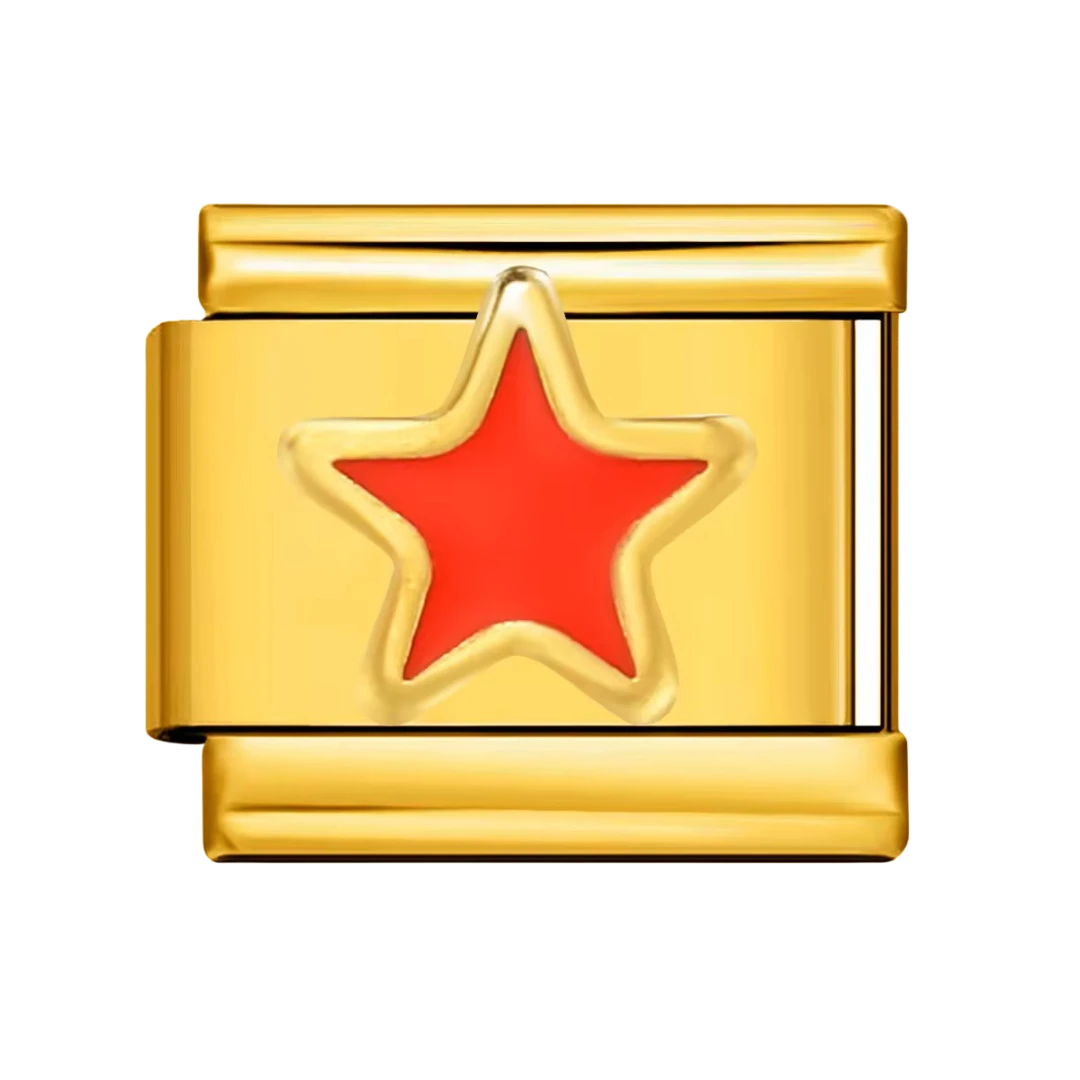 Red Star Charm