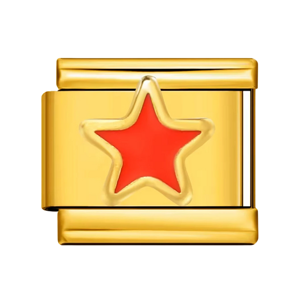 Red Star Charm