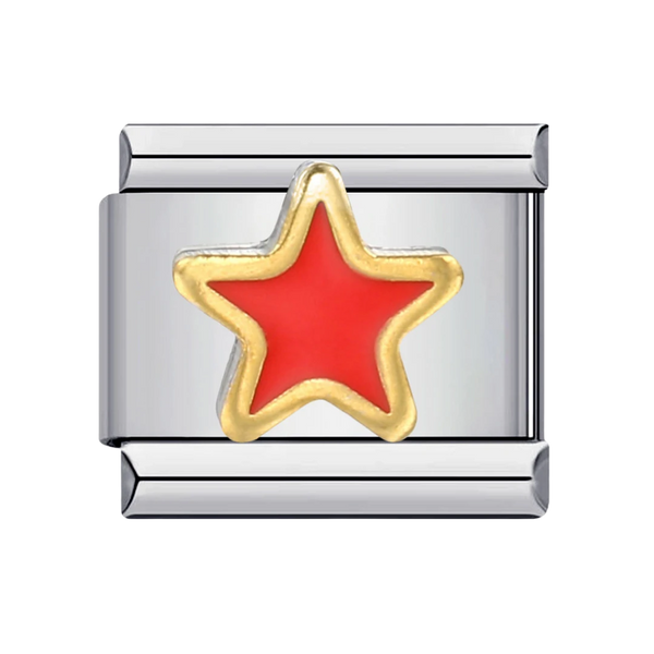 Red Star Charm