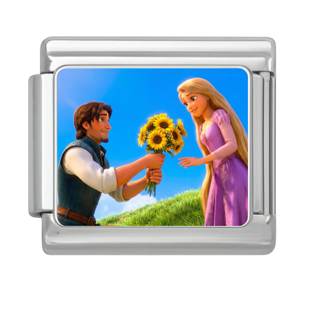 Sunrise Bouquet Moment Charm - Silver