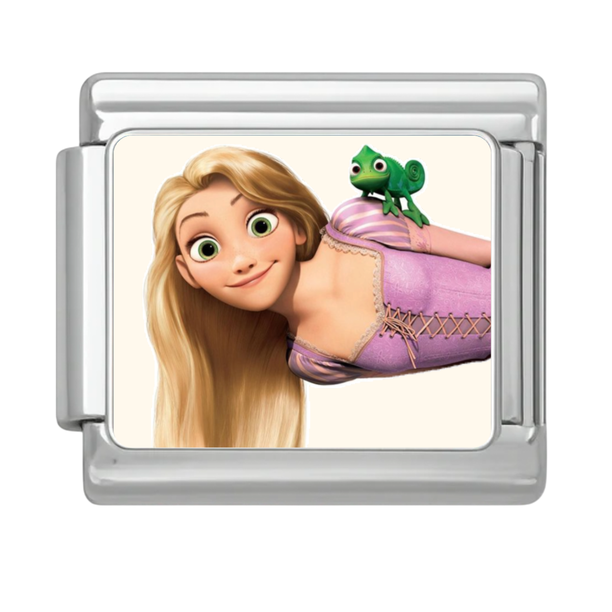 Rapunzel's Pearl Glow Charm - Silver