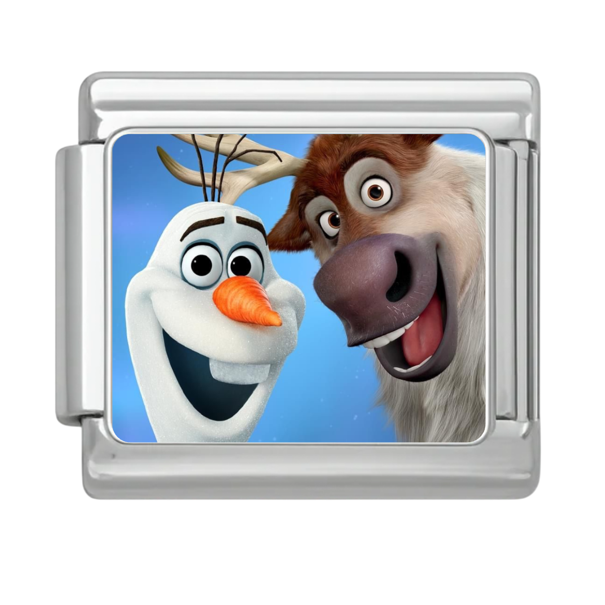 Frozen Friends Duo Charm - Silver
