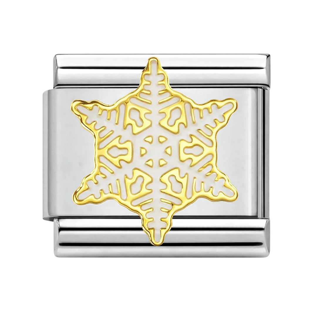 Snowflake Silver Charm