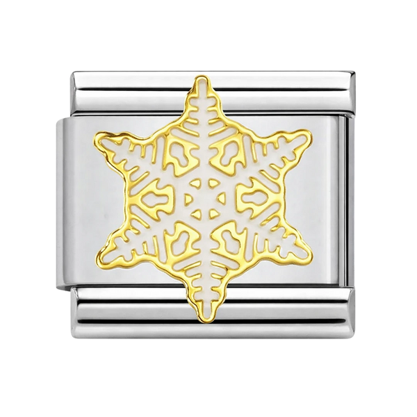 Snowflake Silver Charm