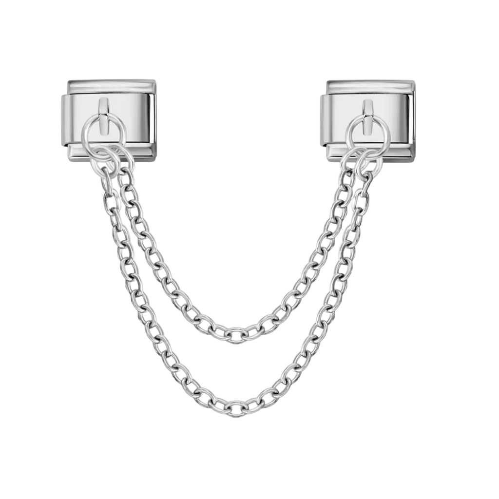 Stacked Chain Charm
