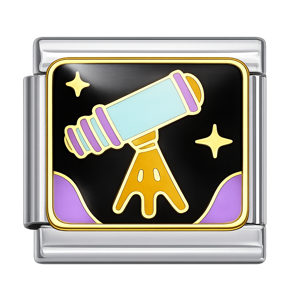 Telescope Silver Charm