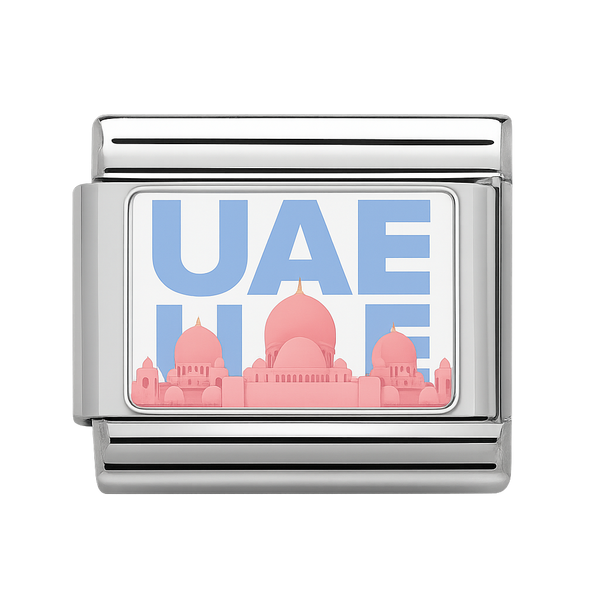 UAE Landmark Building Silver Charm
