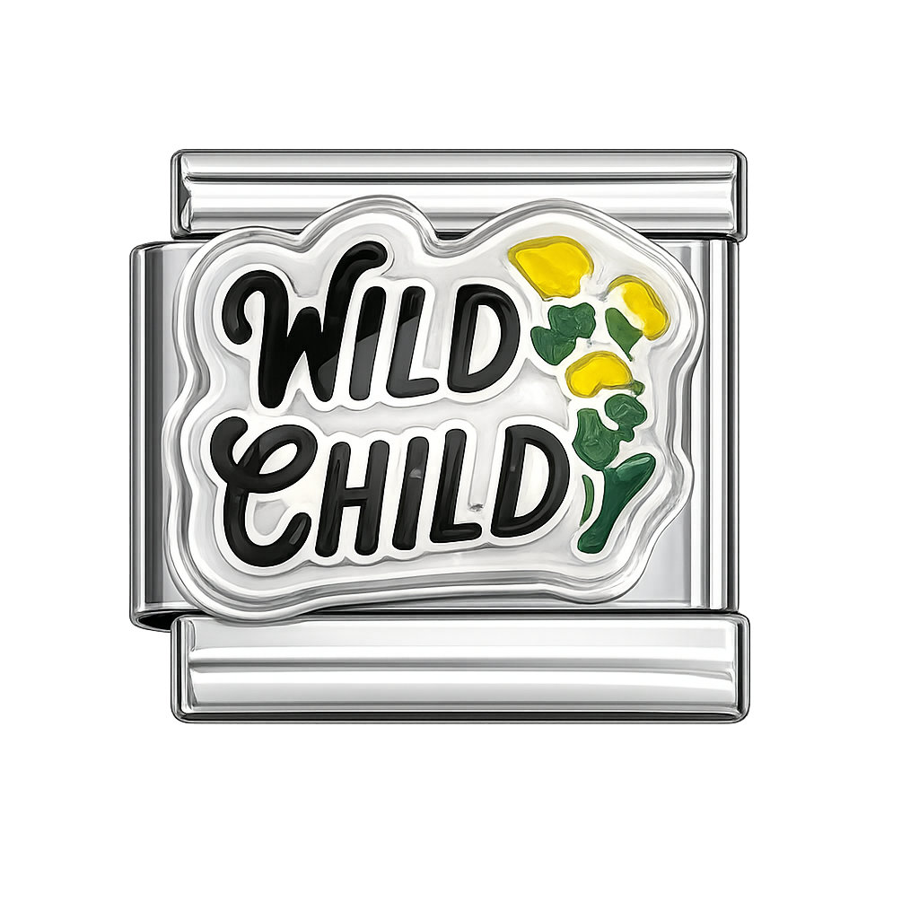 Wild Child Silver Charm