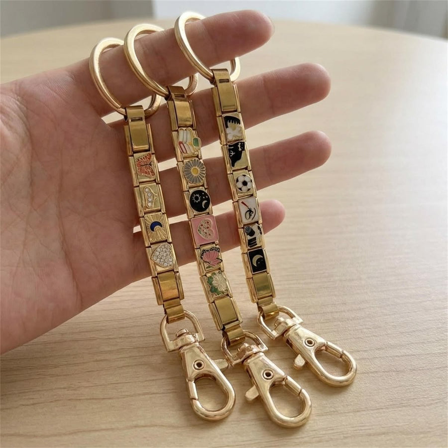 Come Again™ - customisable Italian charm Keychain ( charms not included in ₹299 )